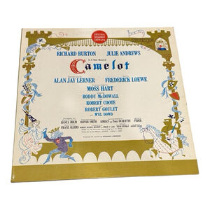 Camelot Original Broadway Cast Vinyl LP Mono Print Julie Andrews Columbia Print